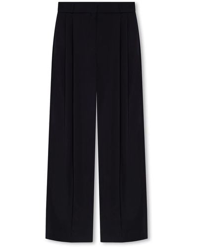 The Mannei ‘Arda’ Pleat-Front Trousers - Black