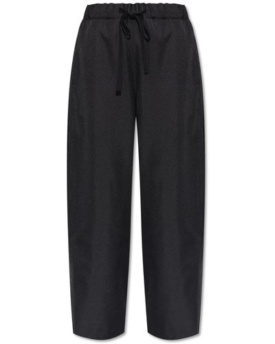 Junya Watanabe Trousers With Side Stripes - Black