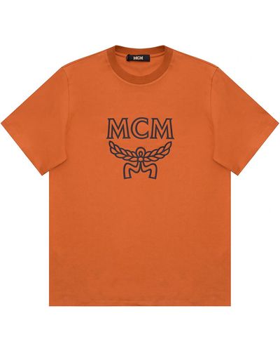 MCM Logo T-Shirt - Brown