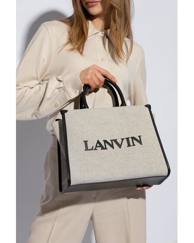 Lanvin 'pm' Shopper Bag, - Gray