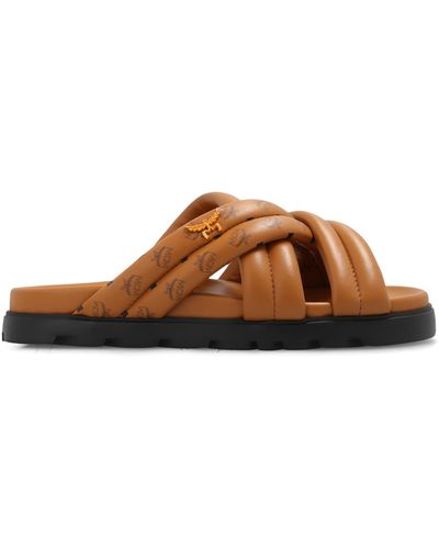 Mcm rose shop gold slides