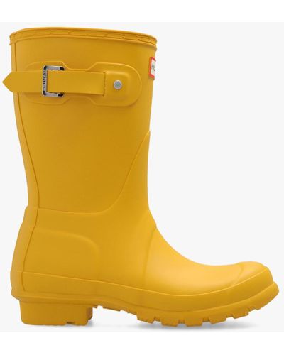 HUNTER ‘Original Short’ Rain Boots - Yellow