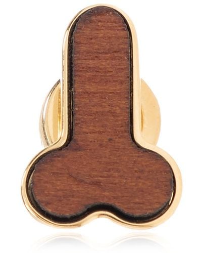JW Anderson Brass Earring - Brown