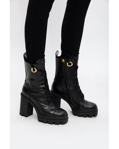 Giuseppe Zanotti ‘Cubalibre’ Heeled Ankle Boots - Black