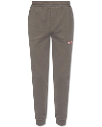 Helmut Lang Joggers With Logo, - Grey