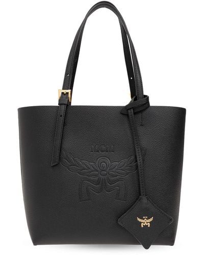 MCM 'himmel Mini' Shopper Bag, - Black