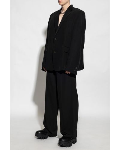 Balenciaga Oversize Blazer - Black