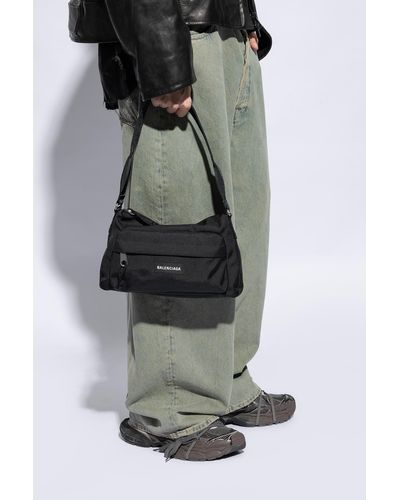 Balenciaga 'explorer' Shoulder Bag, - Black