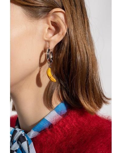 Marni Earrings With Charms - Metallic