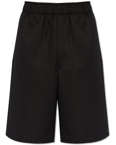 Jacquemus Juego Linen Shorts - Black