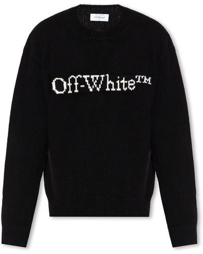 Off-White c/o Virgil Abloh Off- Sweater With Logo - Black