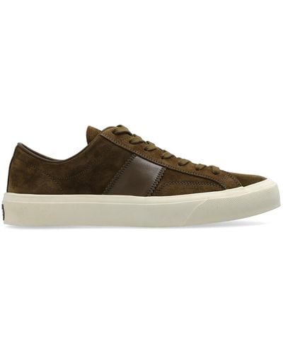 Tom Ford Leather Trainers, - Brown