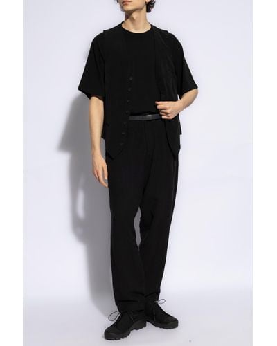 Yohji Yamamoto Loose-fitting T-shirt, - Black