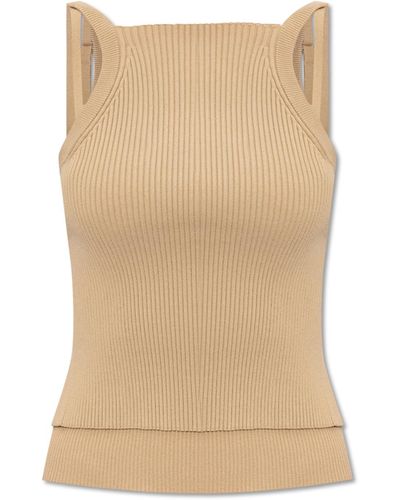 Emporio Armani Top From The 'sustainability' Collection, - Natural