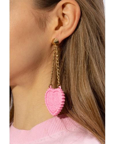 DSquared² Earrings With Charms, - Pink