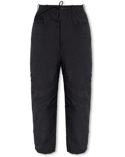 Y-3 Insulated Quilted Trousers - Blue