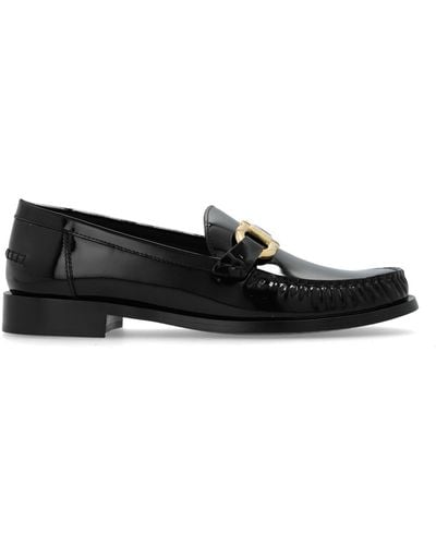 Ferragamo Leather Shoes 'maryan', - Black