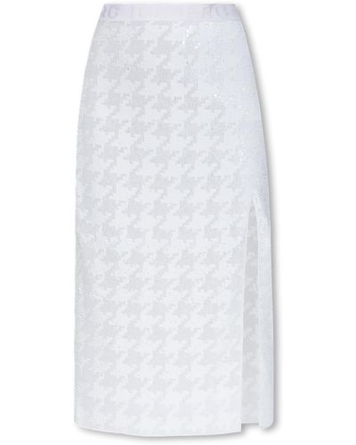 Iceberg Sequin Skirt - White