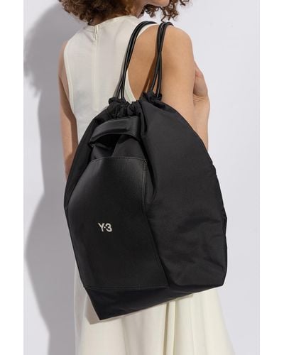 Y-3 Backpack With Logo, - Black