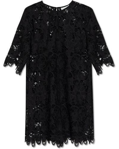 Munthe ‘Lisol’ Lace Dress - Black