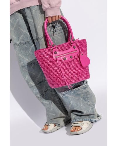 Balenciaga Handbag 'Le Cagole Medium' - Pink