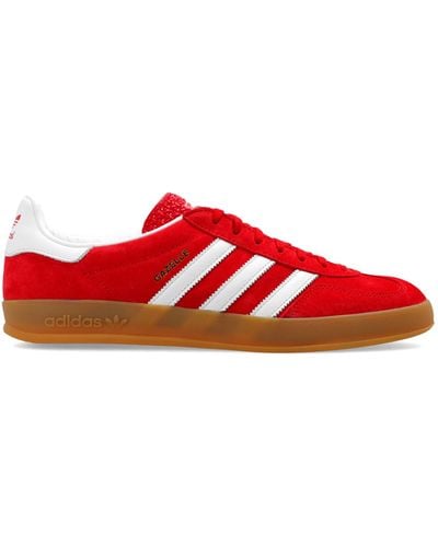 adidas Gazelle Indoor Trainers Scarlet / White - Red