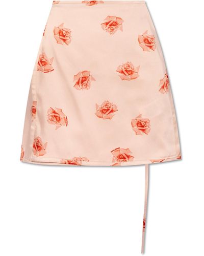 KENZO Skirt With Logo, - Pink