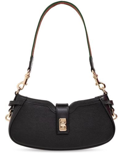Gucci 'moon Side Mini' Shoulder Bag, - Black