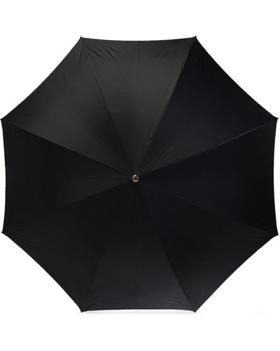 Alexander McQueen Umbrella With Decorative Handle, - Black
