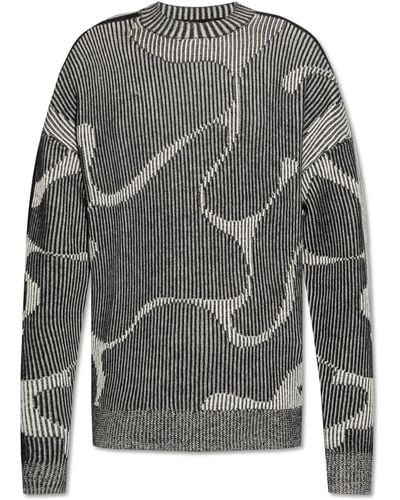 Emporio Armani Wool Sweater, - Grey