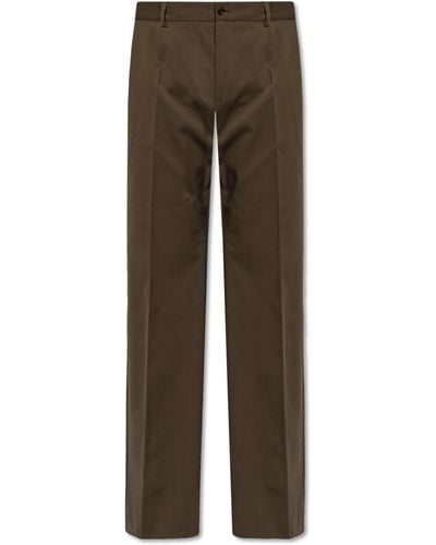 Dolce & Gabbana Trousers With Pockets, - Green