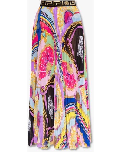 Versace Pleated Beach Skirt - Multicolour