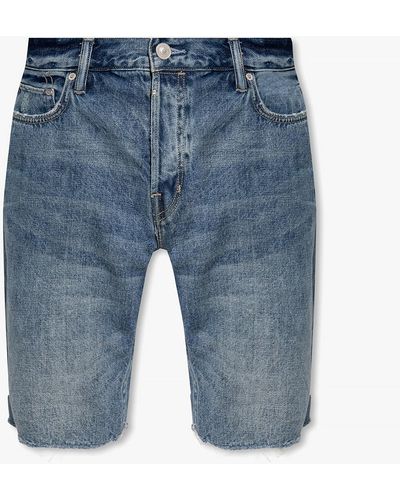 AllSaints 'switch' Denim Shorts - Blue