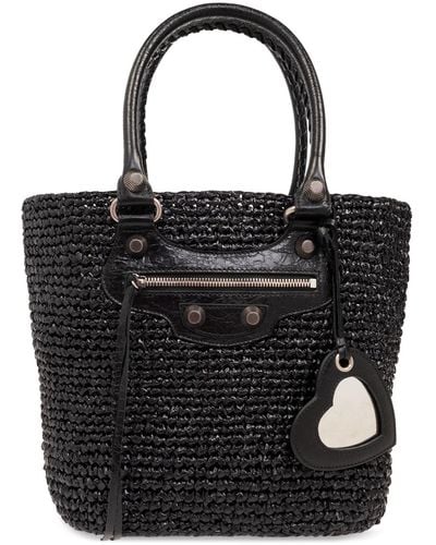 Balenciaga ‘Le Cagole Lm’ Shopper Bag - Black