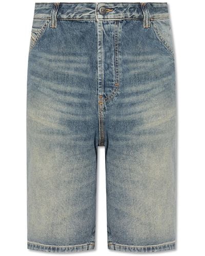 DIESEL Jeans Shorts 'd-livery', - Blue