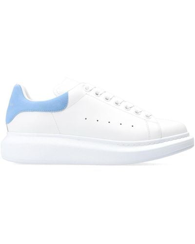 Alexander McQueen Oversized Leather Trainers - White
