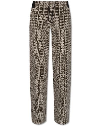 Balmain Cotton Pants, - Grey