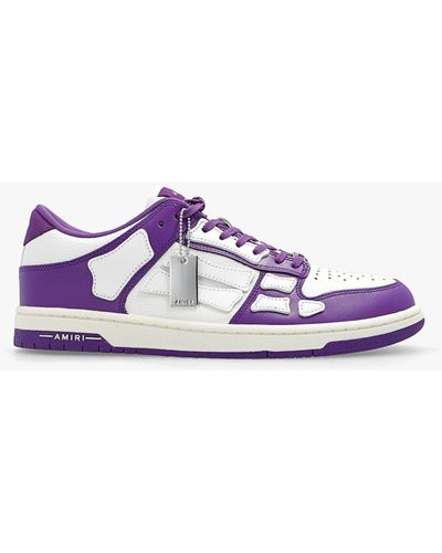 Amiri 'skel Top Low' Sneakers - Purple