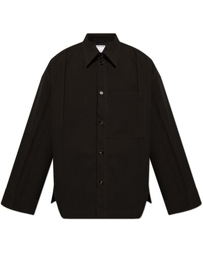 Bottega Veneta Wool Shirt - Black
