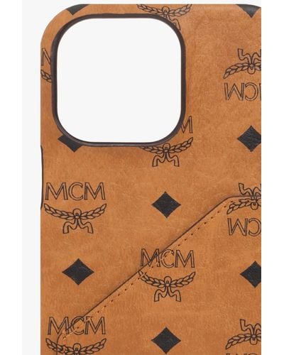 MCM Iphone 13 Pro Case - Brown