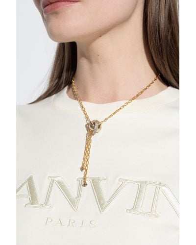 Lanvin 'partition By ' Brass Necklace - Natural