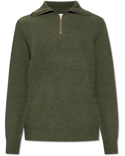 Samsøe & Samsøe ‘Jacks’ Wool Turtleneck Sweater - Green