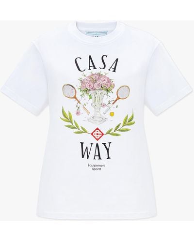 Casablancabrand Printed T-shirt - White