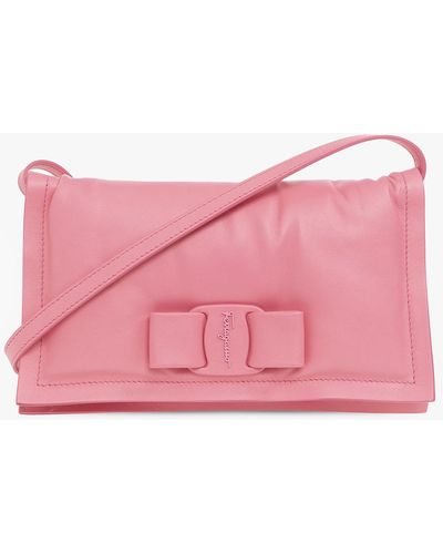 Ferragamo 'viva Mini' Shoulder Bag - Pink