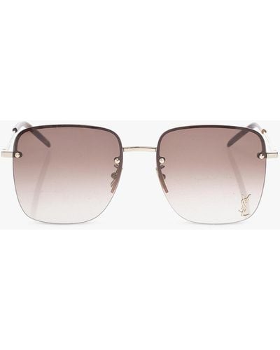 Saint Laurent 'sl 312 M' Sunglasses, - Brown