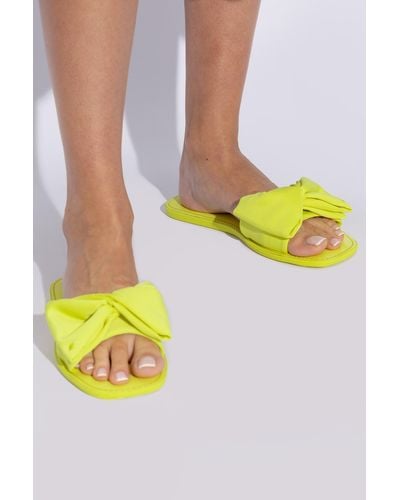 Kate Spade Slippers With A Bow - Yellow