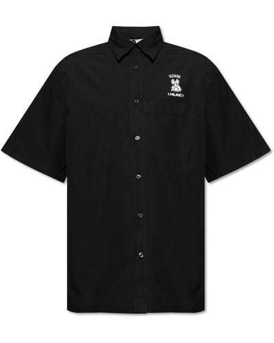 Iceberg Shirt With Logo, - Black