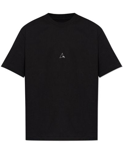 Roa T-Shirt With Logo - Black