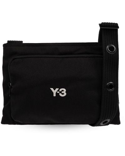Y-3 Shoulder Bag With Logo, - Black