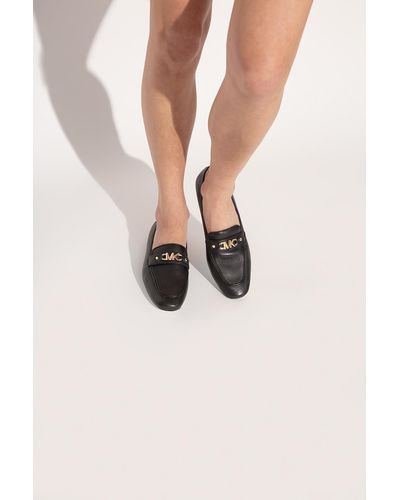 MICHAEL Michael Kors 'farrah' Leather Loafers - Black